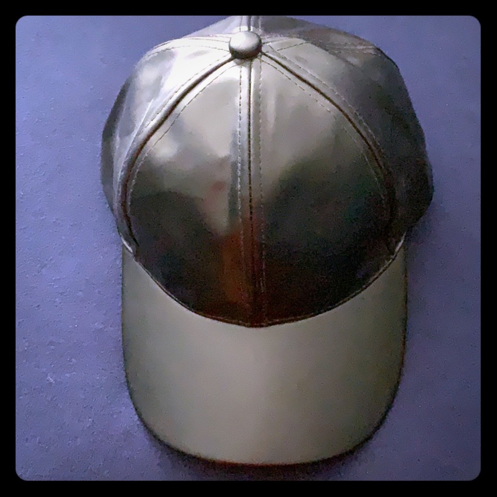 NWOT Faux Leather Hat